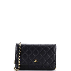 Chanel Wallet on Chain Quilted Caviar